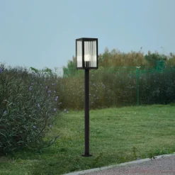 vejlampe Bolgar, sort, metal, glas, 15 cm^Lindby Sale