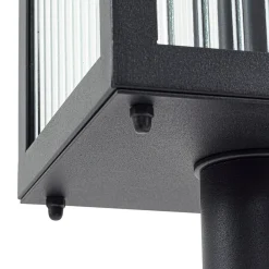 vejlampe Bolgar, sort, metal, glas, 15 cm^Lindby Sale