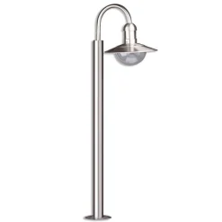 Lindby vejlampe Damion, 140 cm, stål, E27, IP44