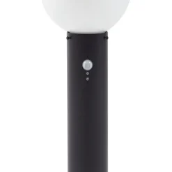 vejlampe Dangan, hvid, 90 cm, glas, sensor^Lindby
