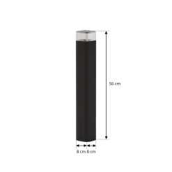 vejlampe Halvar, 50 cm, sort, IP65, GU10^Lindby Clearance