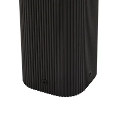 Lindby vejlampe Halvar, 80 cm, sort, IP65, GU10, sensor