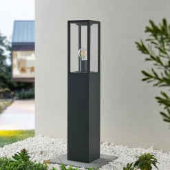 vejlampe, højde 80 cm, antracit metal^Lindby Best