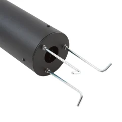 vejlampe Lurinda, sort, aluminium, Ø 10,5 cm^Lindby Discount