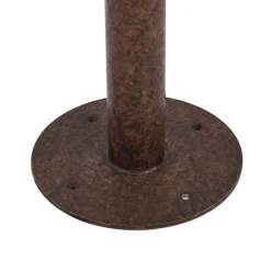 Lindby vejlampe Zayn, rustfarvet, glas, højde 109 cm, IP65