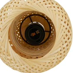 Venora hængelampe, Ø 15 cm, bambus, E27^Lindby Outlet