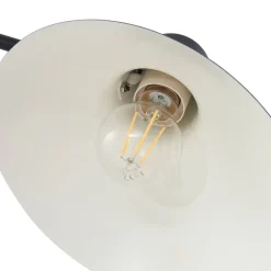 væglampe Adrik, sort, metal, med stikprop^Lindby Sale