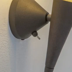 væglampe Alva, rustfarvet, glas, 34 cm høj, E14^Lindby Clearance