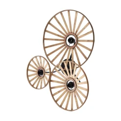 væglampe Evandor, naturfarve, bambus, 3-lys, E27^Lindby Online