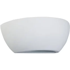 væglampe Felia, hvid, gips, 24 cm, E14^Lindby Discount