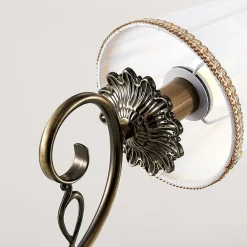 Lindby væglampe Finnick, antik messingfarve, 34 cm, E14