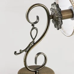 Lindby væglampe Finnick, antik messingfarve, 34 cm, E14