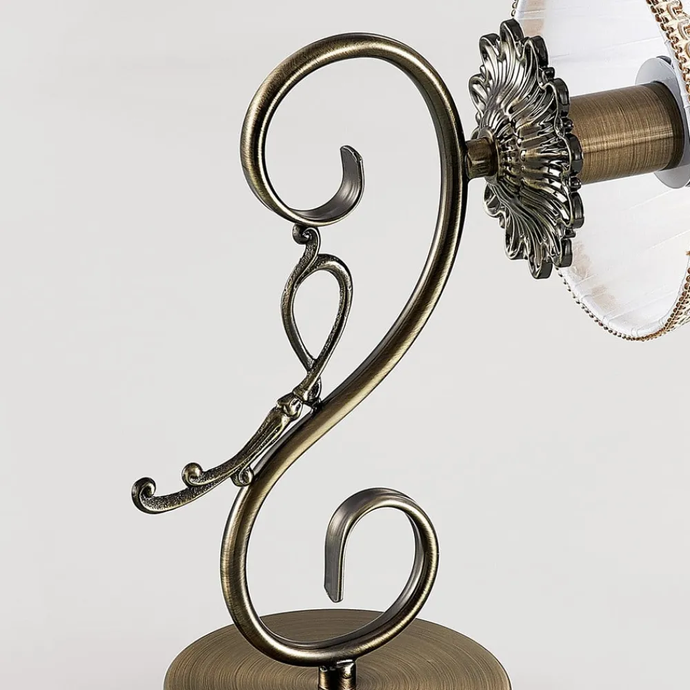 Lindby væglampe Finnick, antik messingfarve, 34 cm, E14