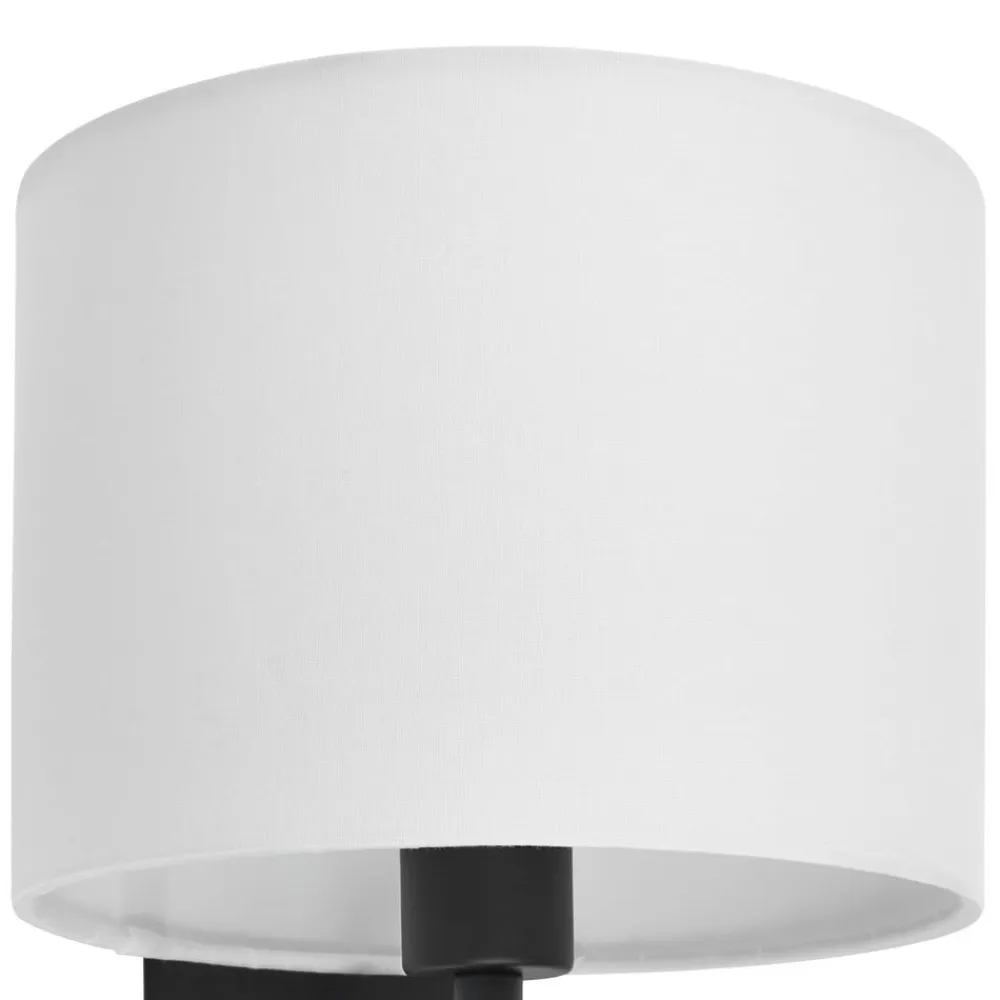 Lindby væglampe Florens, sort, LED-læselampe, 23,5 cm