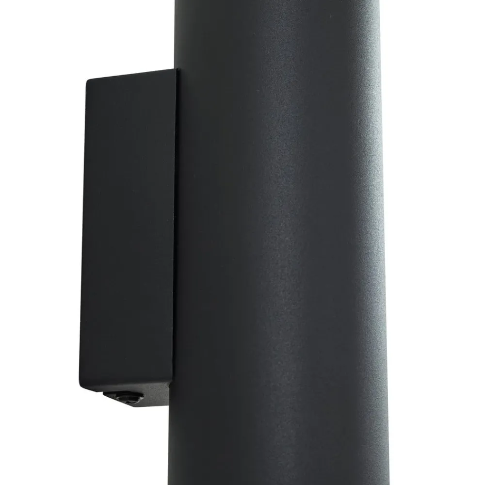 Lindby Gang|Væglamper>væglampe Joffrey, 18 cm, sort, op/ned, GU10