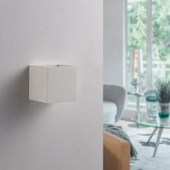 væglampe Kay, hvid, gips, sæt af 2^Lindby Outlet