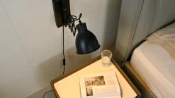 væglampe Merle, højde 22 cm, hvid, udtrækkelig^Lindby Hot