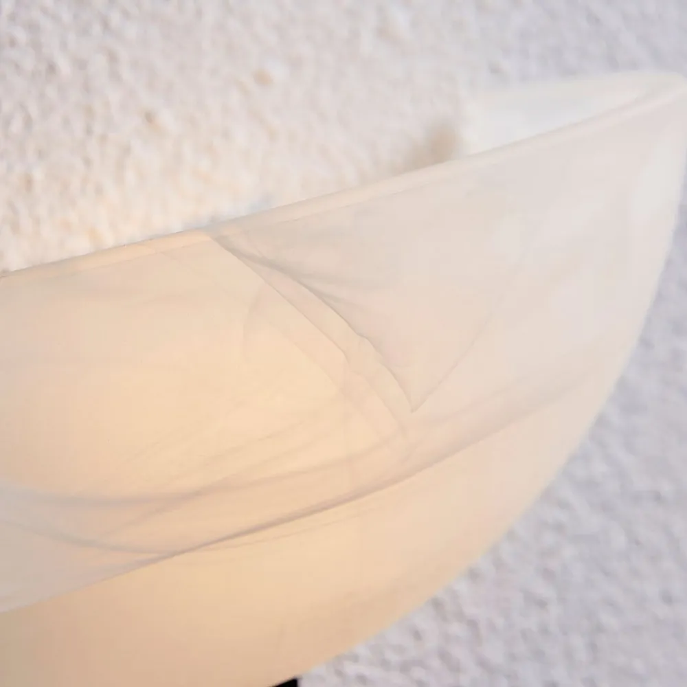 Lindby væglampe Mohija, 25 cm, sort/guld, glas, E27