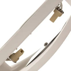 Lindby væglampe Naike, hvid, gips, højde 15 cm