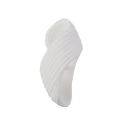 Lindby væglampe Ornela, hvid, gips, højde 29,5 cm