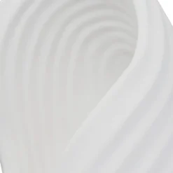 Lindby væglampe Ornela, hvid, gips, højde 29,5 cm