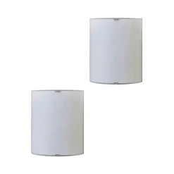 væglampe Phil, hvid, glashøjde 21 cm, sæt med 2 stk^Lindby Sale