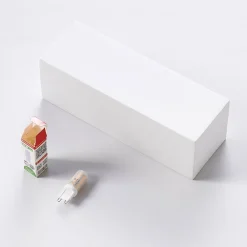 væglampe Santino, 22 cm, gips, G9, kan males^Lindby