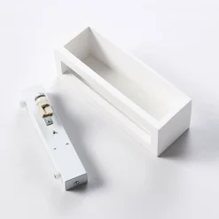 væglampe Santino, 22 cm, gips, G9, kan males^Lindby