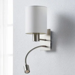 væglampe Shajan, sæt af 2, 29cm, E27, LED-læselampe^Lindby