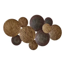 Lindby væglampe Soraya, guld/kobber, metal, 2 lyskilder, 51 cm