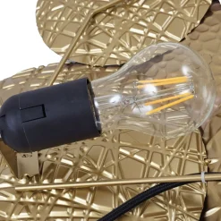 Lindby væglampe Soraya, guld/kobber, metal, 2 lyskilder, 51 cm