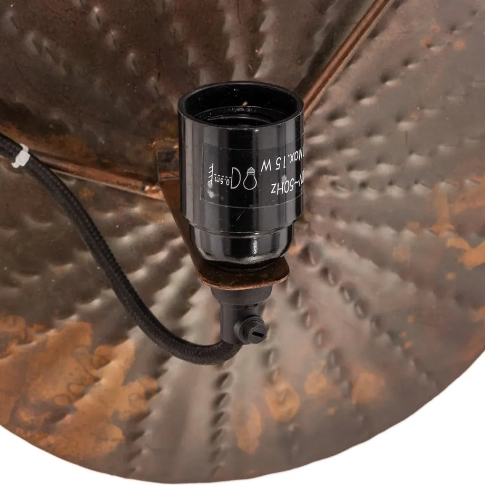 Lindby Væglamper>væglampe Soraya, kobber, metal, 2-lys, 53 cm