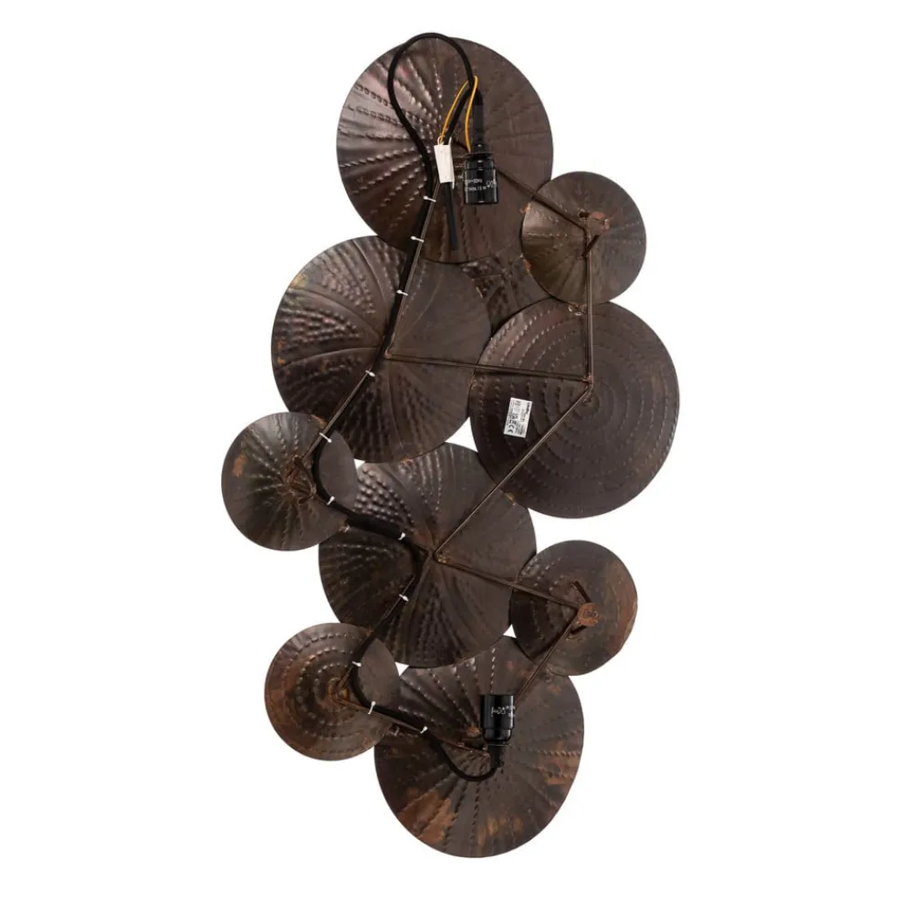 Lindby Væglamper>væglampe Soraya, kobber, metal, 2-lys, 53 cm