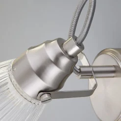 væglampe til badeværelset Kara, 21 cm høj, glas, IP44, G9^Lindby Outlet