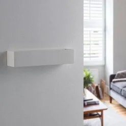 Lindby Gang|Pendellamper>væglampe Tjada, 35 cm, hvid, gips, G9, kan males