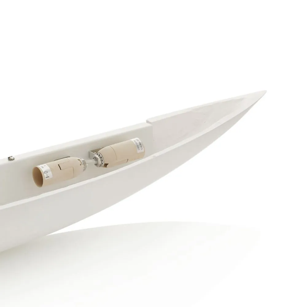 væglampe Tommi, hvid, gips, 100 cm, E14, kan males^Lindby Outlet