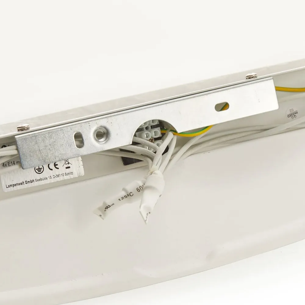 væglampe Tommi, hvid, gips, 100 cm, E14, kan males^Lindby Outlet