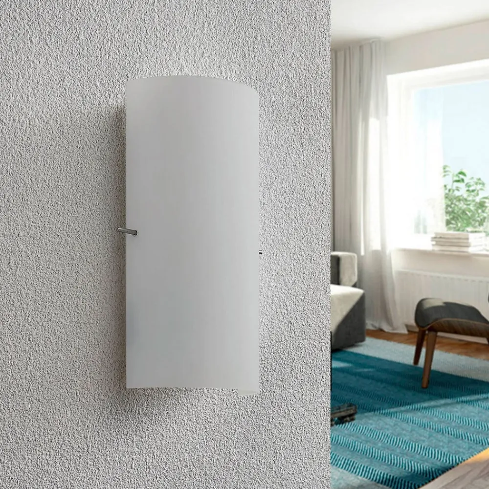 Lindby Væglamper|Væglamper>væglampe Tuli, 28 cm, glas, halvcirkelformet, E14