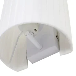 væglampe Virelle, hvid, tekstil, E27^Lindby Discount