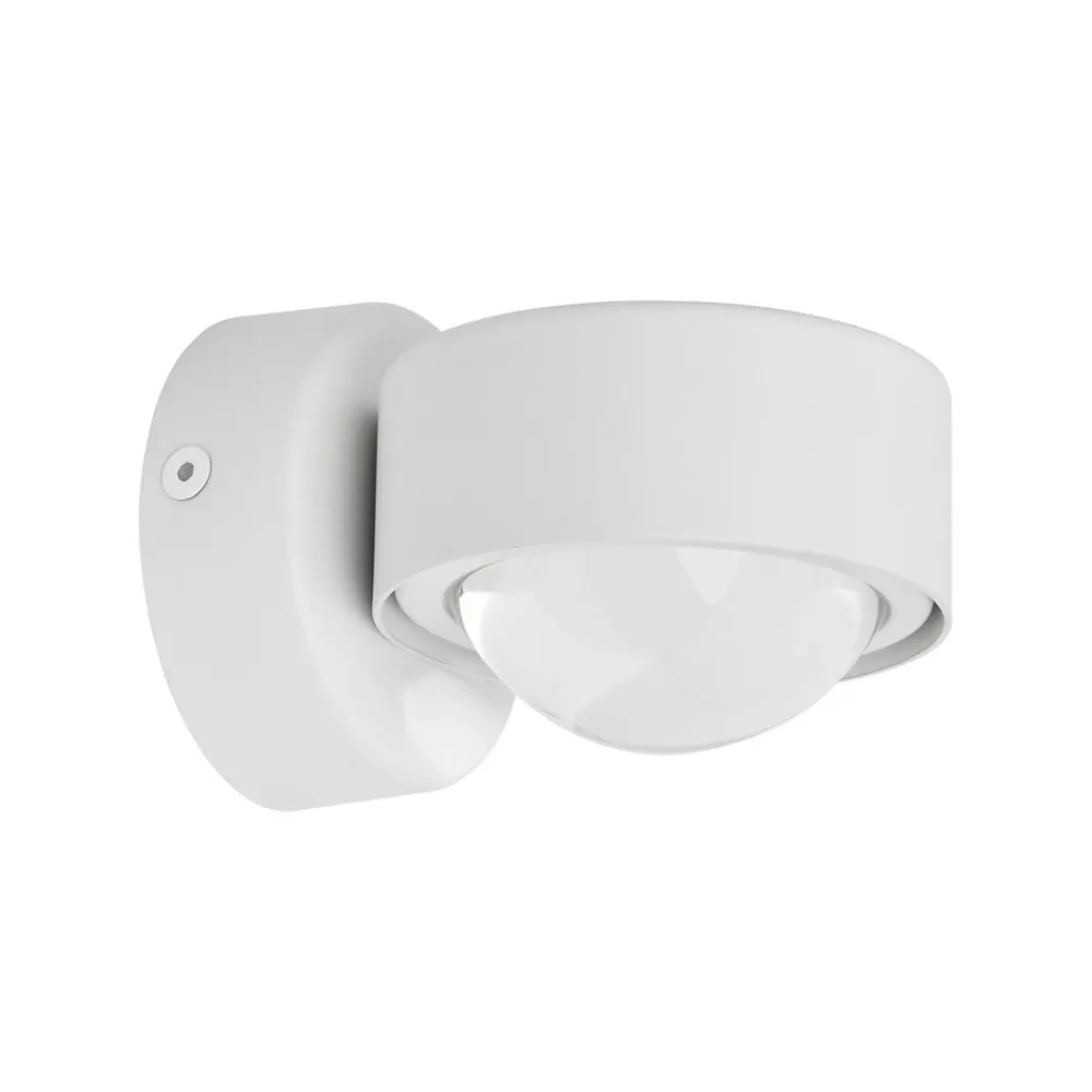 Lindby vægspot Jyla, hvid, 3.000 K, ned, linse