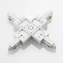 Lindby Skinnesystem>X-connector Linaro, hvid, 1-faset system