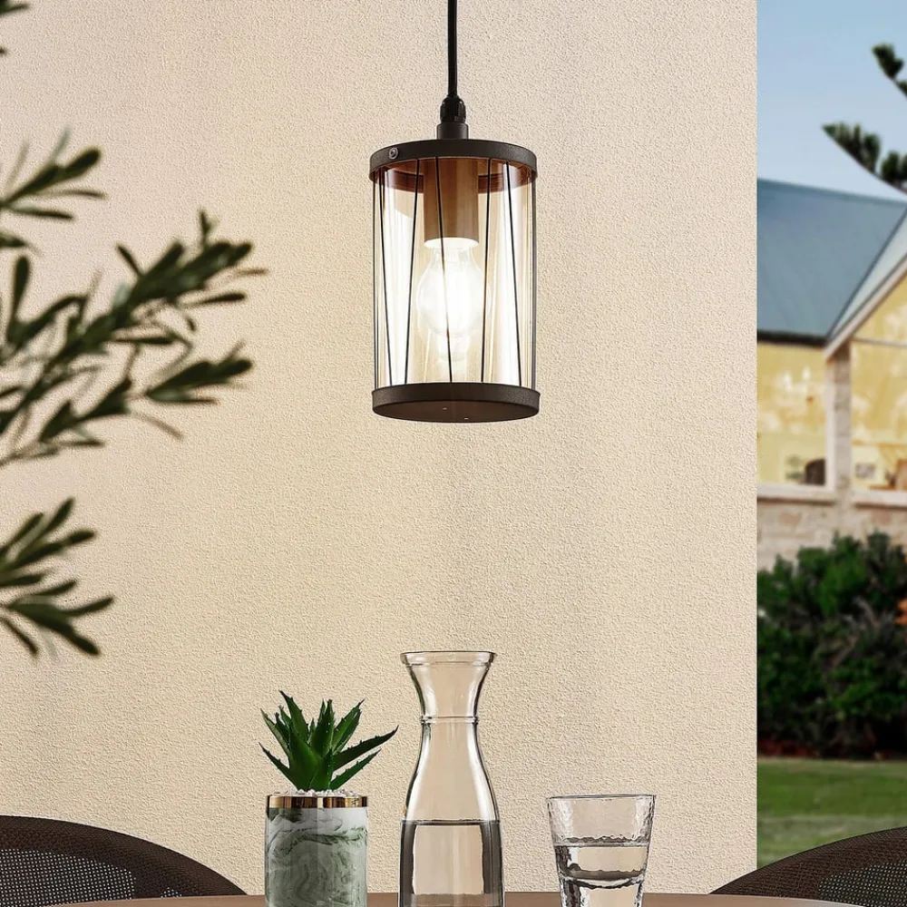 Lindby Yonan pendellampe til udendørs brug, E27