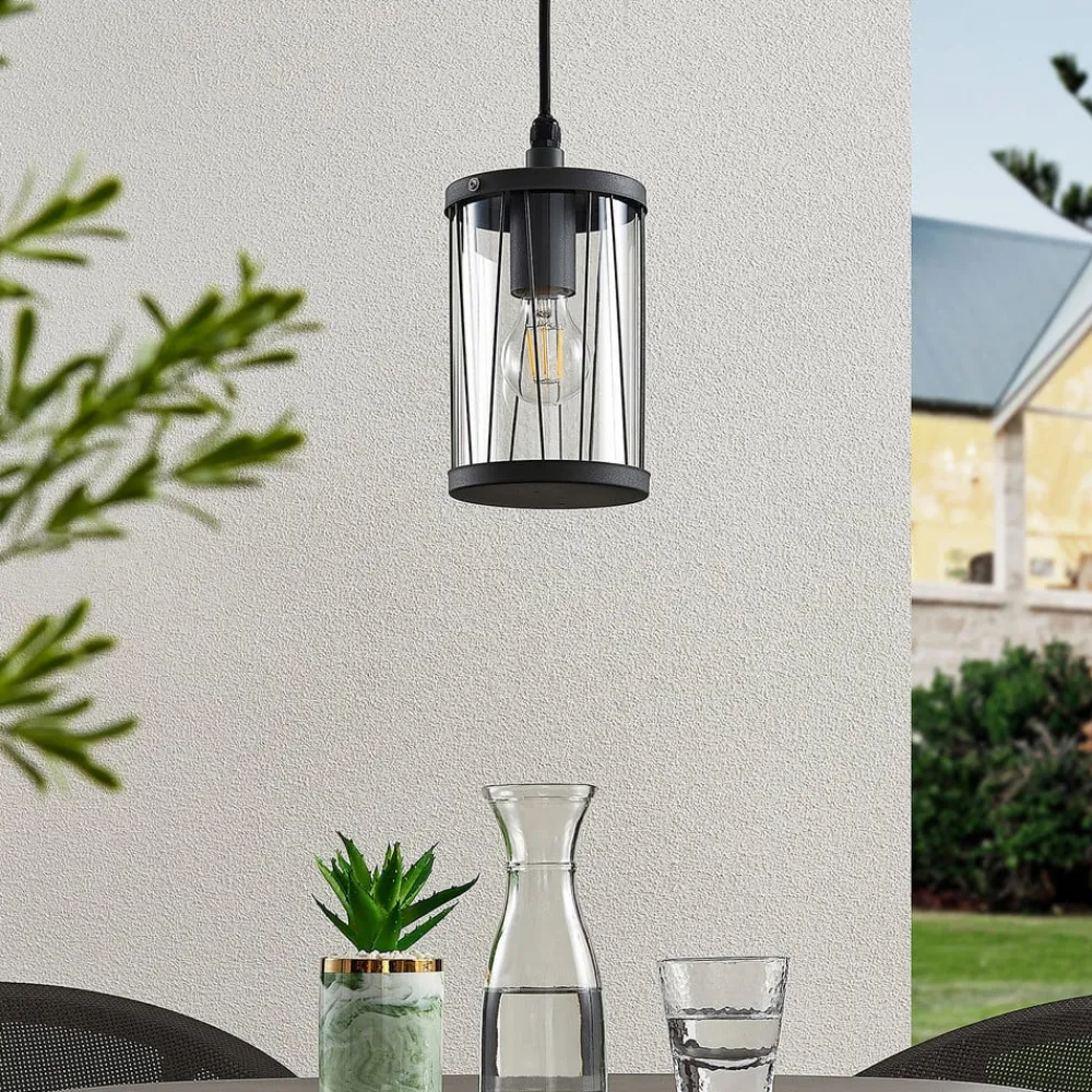 Lindby Yonan pendellampe til udendørs brug, E27