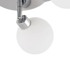 Lindby Zaniba loftslampe, krom, rund