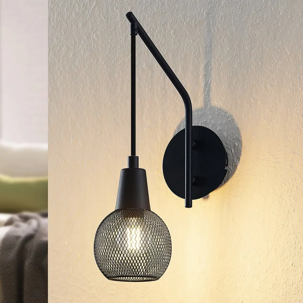 Lindby Væglamper|Væglamper>Zerda væglampe, gitterskærm, hængende