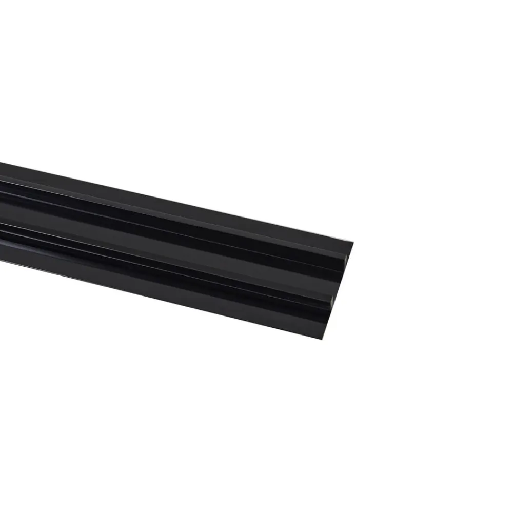 Lindby Skinnesystem>-cover Linaro, sort, 1-faset system, 50 cm