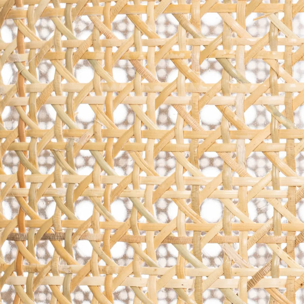 Lindby -pendel Yaelle, Ø 40 cm, rattan, sort, E27