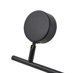 -spotlight Jyla, sort, linse, 4.200 K, 6-lys, GX53^Lindby Outlet