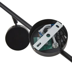 -spotlight Jyla, sort, linse, 4.200 K, 6-lys, GX53^Lindby Outlet