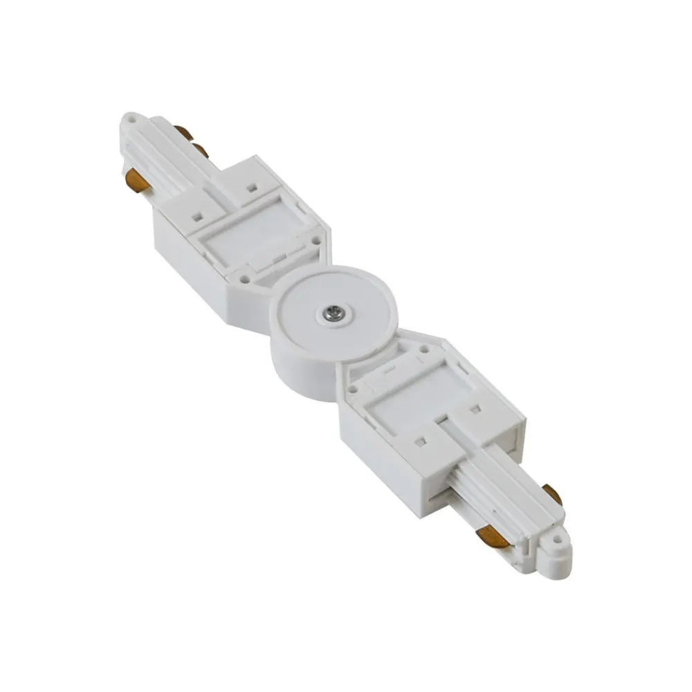 Lindby Skinnesystem>-stik Linaro, hvid, justerbar, 1-faset